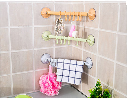 ORGANIZADOR DE PARED CON GANCHOS ADHESIVOS