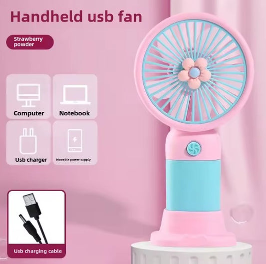 MINI VENTILADOR DE FLOR PORTÁTIL